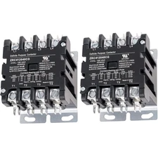 Ultra Durable 4 Pole Contactor 40 Amp 120 VAC Coil - Compatible for Relays, A...