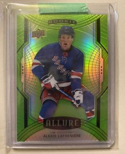 2020-21 UD Allure Green Quartz #150 Alexis Lafreniere Rookie #67/99 N.Y. Rangers