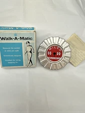 Vintage Walk-A-Matic Pedometer - 1969 -  With Box & Paperwork - Made in Japan