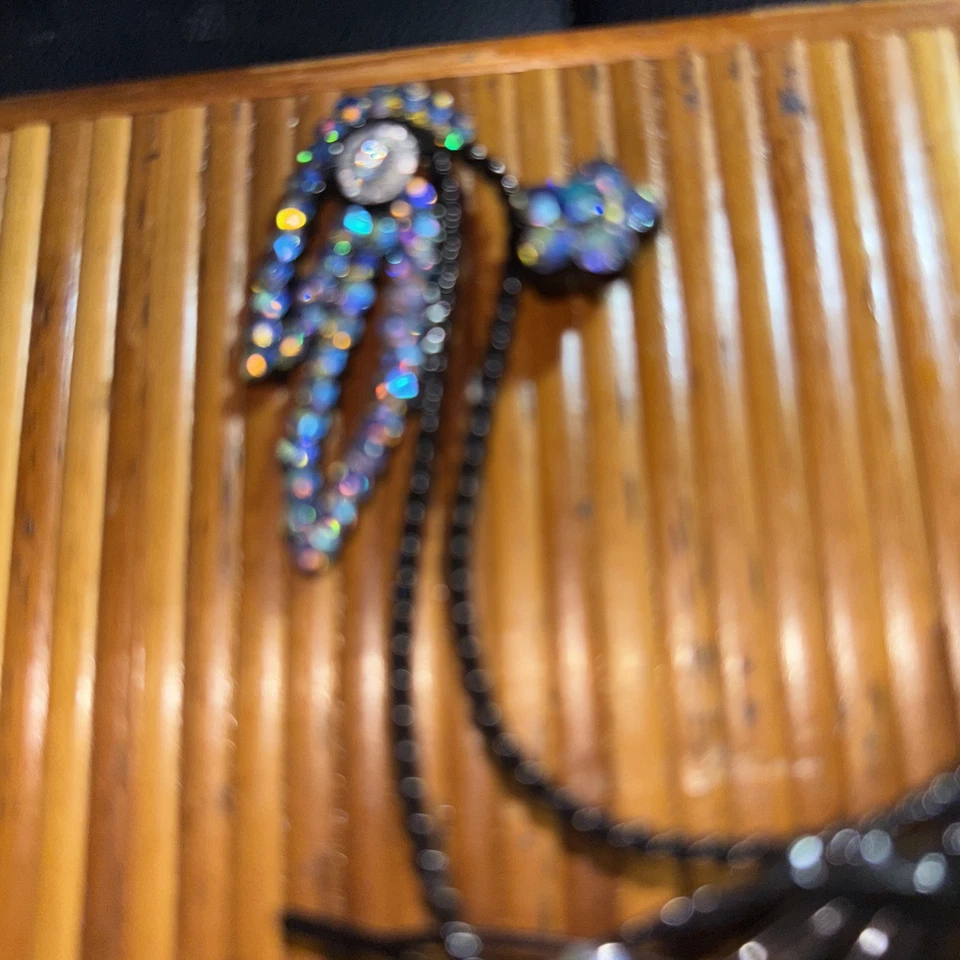 Peine de pelo de pavo real azul Foto 2 de 4