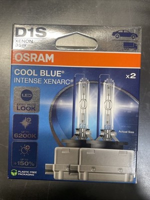 OSRAM Xenarc Cool Blue Intense Next Gen D1S 6000K Xenon Car Bulbs (Twin)