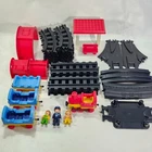 Playmobil 123 Train Track 1990 Geobra VTG Play Set 6905 Figures Extra Tracks