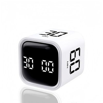 Digital Cube Pomodoro Timer Desk Rechargeable Productivity Timer 5/10/30/60mi...