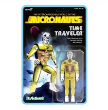 Micronauts Time Traveler Translucent Yellow ReAction Figure Shipping now 