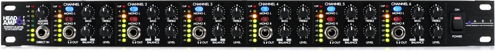 ART HeadAmp6Pro - 6-канальный усилитель для наушников 43690₽
