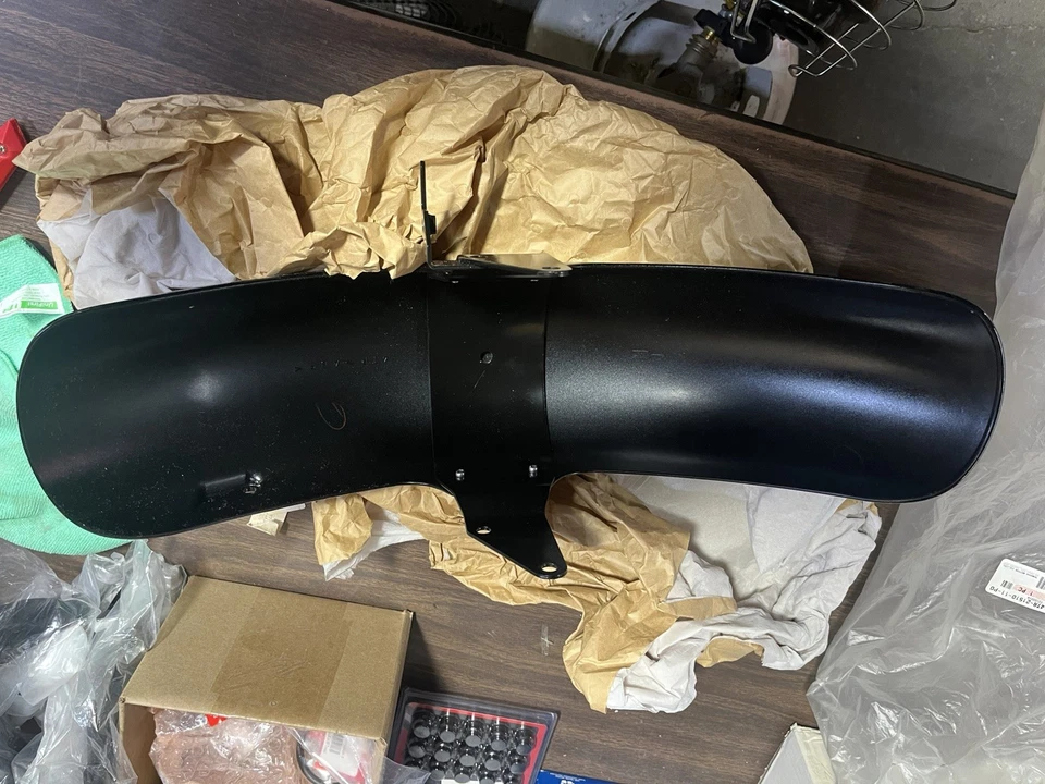 全新。 2005 - 2013,2015 年 YAMAHA V-STAR XVS650 定制前挡泥板午夜 — 第 2/3 张图片