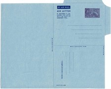 Trynidad i Tobago 1953 Poczta Papeteria Airletter HG 4 Nieużywana całostka Luftpos