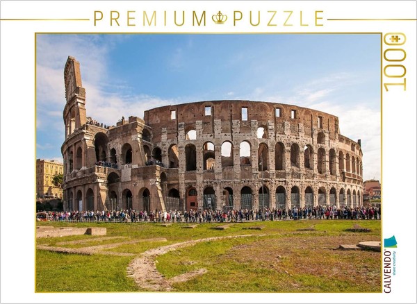 Calvendo Puzzle In Front Of The Colosseum | 1000 Pieces, Finished Size 25.2 × 18-image
