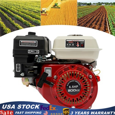 #ad 4 Stroke Gas Engine Recoil Start Air Cooled Gas Motor Go Kart Motor Engine OHV $119.71