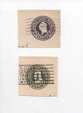 United States used cut square U458 U495