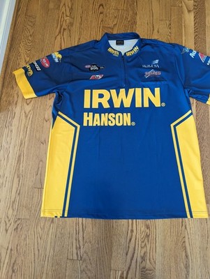 Irwin Hanson 18 Team Drag Racing Shirt Supercars Mens Size XL Motorsport
