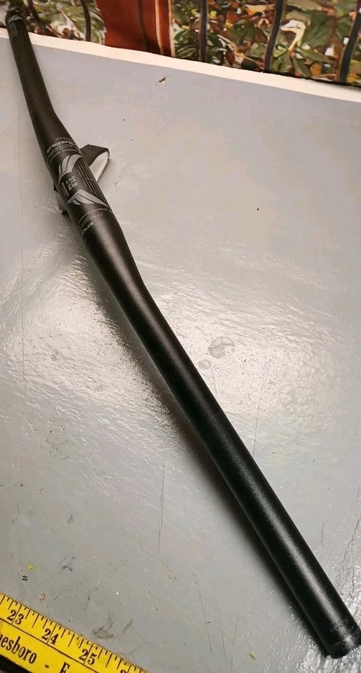 Barra de manillar Salsa Salt Flat 2 31,8 mm abrazadera 22,2 mm agarre barra recta plana limpia Foto 3 de 4