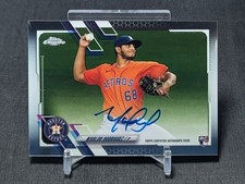 Nivaldo Rodriguez Rookie Auto RC 2021 Topps Chrome Card #RA-NR Houston Astros