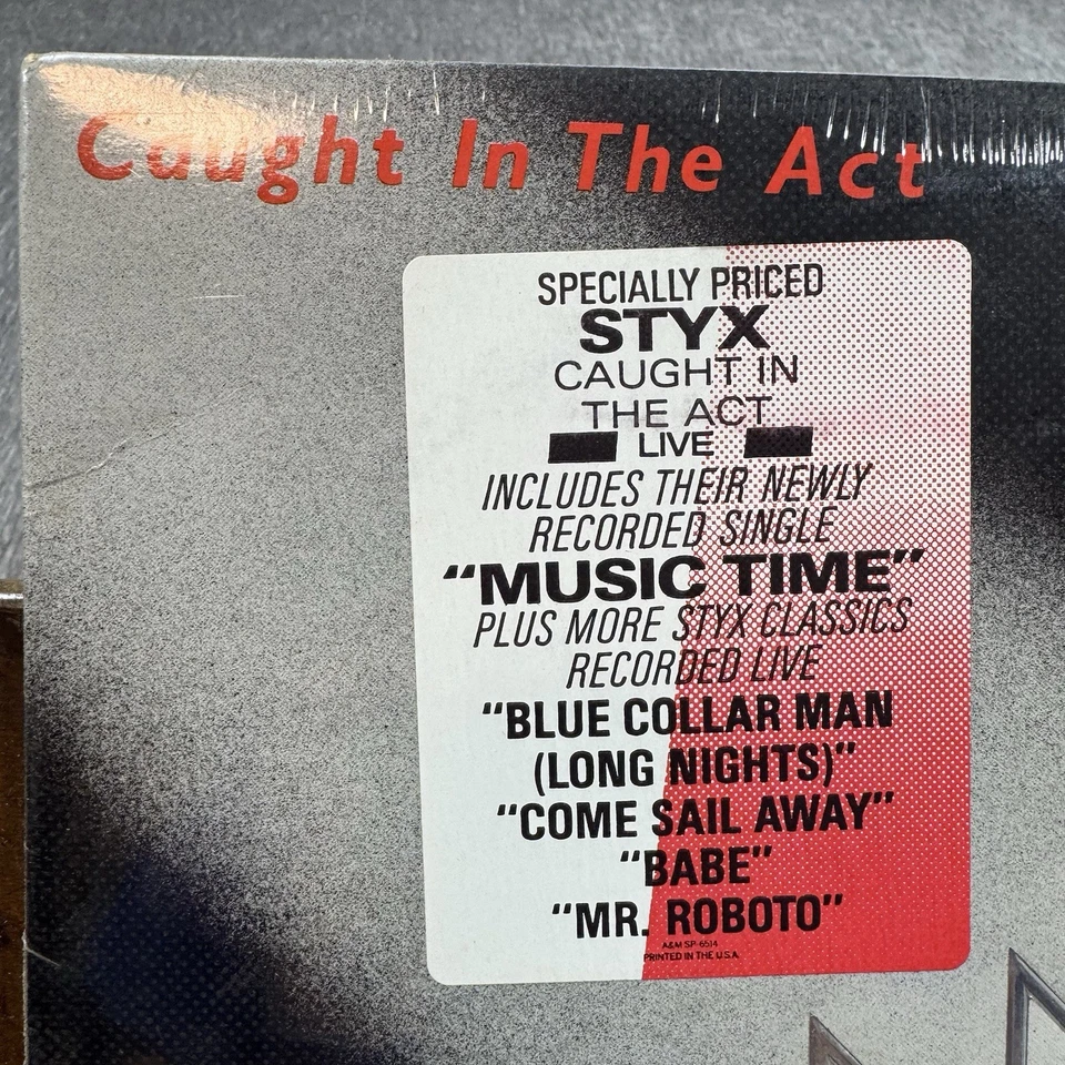 STYLEX - пойман в действии живой 1984 виниловая двойная пластинка запись A & M SP-6514 запечатанный! - Изображение 2 из 4