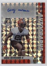 2021 Panini Mosaic Rookie Auto Mosaic Greg Newsome II #RA-68 Auto 4g8
