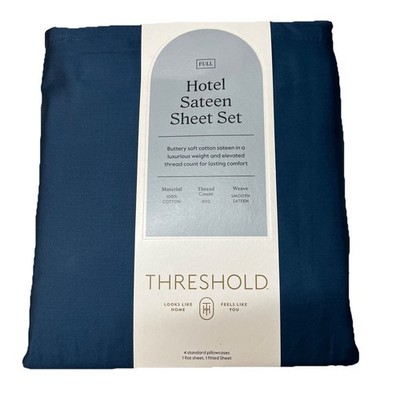 6pc 800 Thread Count Full size Solid Sheet Set - Threshold Signature