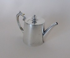 Art Deco - dzbanek z płaskim zawiasem (srebro hotelowe LACKNER) 0,2 litra