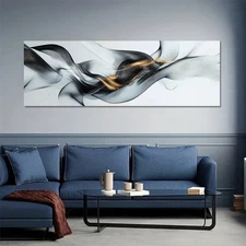 Panoramic Flowing Digital Design Painting Canvas Wall Art Home Décor Picture