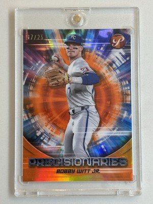 Bobby Witt Jr. 2025 Topps Pristine Precisionaries Orange /25 #PR-7 Kansas City