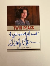 Rittenhouse Twin Peaks Log Lady Chronicles Sherilyn Fenn Inscription Autograph