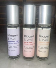 BRIOGEO B. Well AROMATHERAPY Fragrance Rollerball Set Lavender Rose Citrine