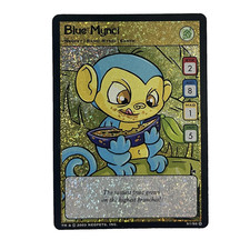 Blue Mynci 2003 Neopets 51/56 - Yellow Foil - RARE English Version - TCG