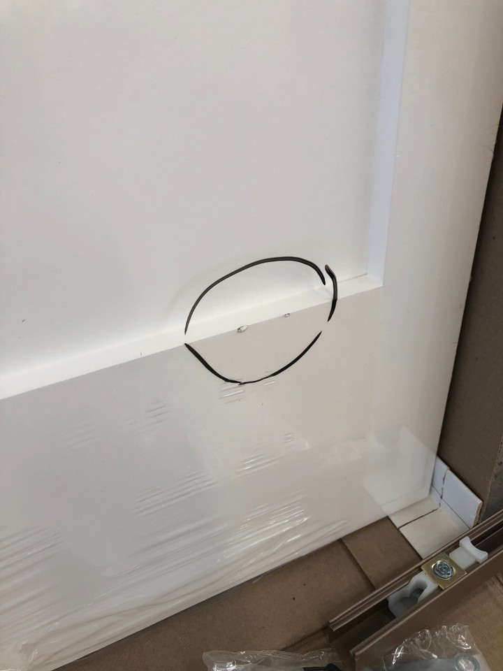 Shaker 2 Panel White Primed Bi-Fold Internal Door - Subtle Defects ...