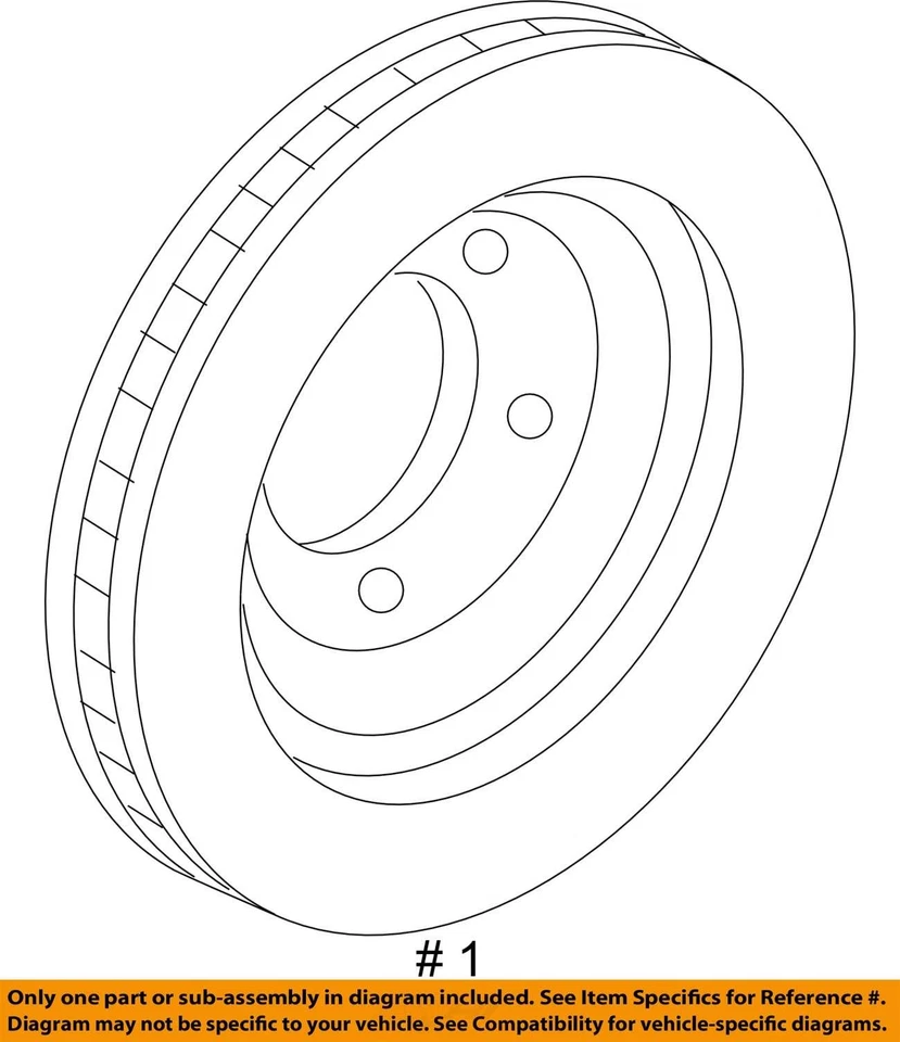 Front Rotor from 2010 Ford Explorer 7331921 - Image 4 of 4