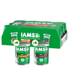 IAMS Health Chicken and Beef Flavor Chunks in Gravy Wet Dog Food - 9.75lbs/12pk