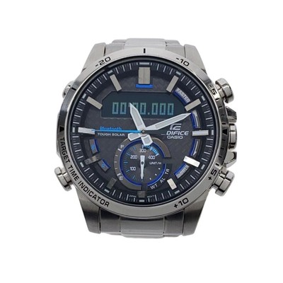CASIO ECB-800 Case Size 5.3 ×4.8cm Wrist Size 17cm Used Watch #3114