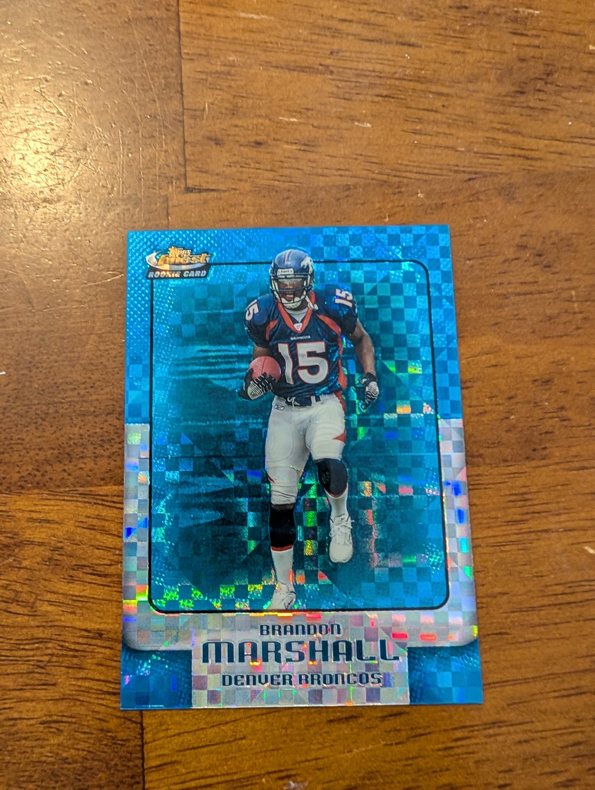 Brandon Marshall Finest #121 Blue Xfractor
