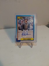 2025 Topps Series 1 - 1990 Topps Baseball Autographs Pete Alonso #90AU-PA (AU)