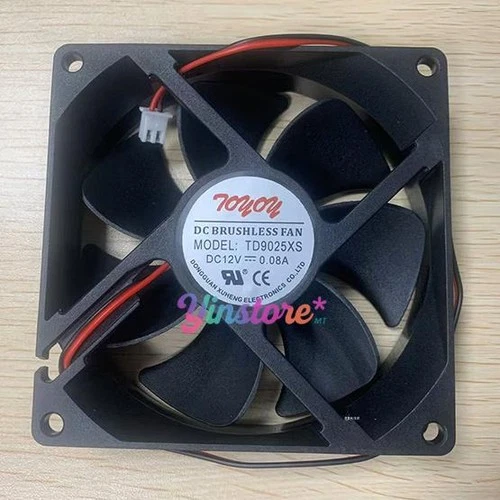 1PCS New TONON TD9025XS Cooling Fan 9225 DC12V 0.08A 9CM 2Pin