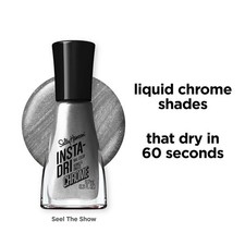 Sally Hansen Insta-Dri Nail Polish, Chrome Effects, Steel The Show 0.31 floz