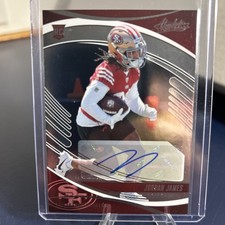 2025 Panini Absolute - Rookies Jordan James #144 Signatures (AU, RC)