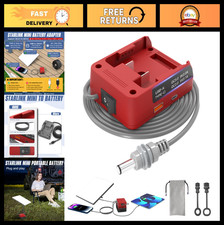 Portable Power Adapter for Milwaukee M18 Battery, Starlink Mini, Off-Grid Intern
