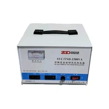 ZGD SVC/TND-1500VA AUTOMATIC VOLTAGE REGULATOR USED.