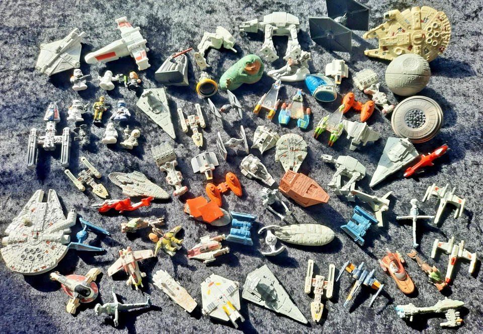 Gran Lote Mixto De Colección Star Wars Micro Máquinas Naves Estelares Figuras Foto 2 de 4