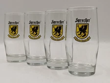 Set of 4 Sprecher Brewery Beer 10oz Pilsner Glasses - Griffin Logo -Milwaukee WI