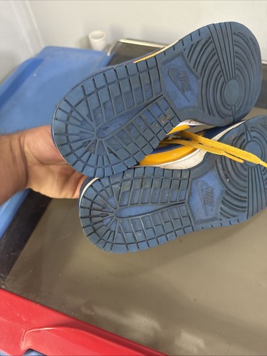Blue Yellow Men Size 6 Nike Dunks - Picture 6 of 7