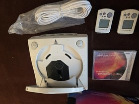 SEGA Dreamcast HKT-3020 Console w/ Controllers, VMUs, Box, Cables, Internet