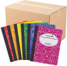 48 Composition Notebooks, Wide Ruled, Assorted Colors