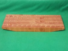 LARCH WOOD Serving Board Ki Small, Board size is 16 x 6.25 x 1.5 inches