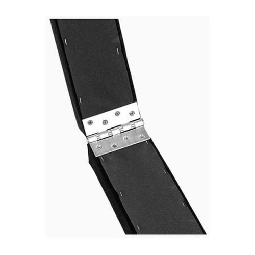 8Ft Gymnastics Folding Balance Beam Black Synthetic Suede - Picture 5 of 6