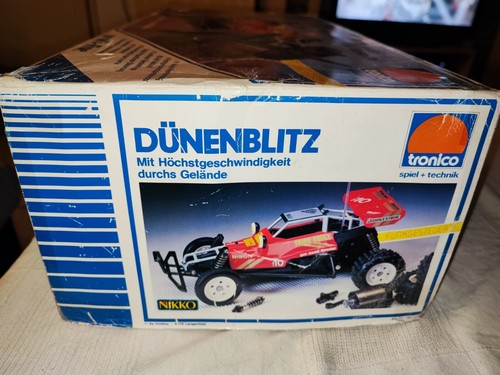 Rarität"80"er Tronico Dünenblitz F13 Bisson Buggy im Maßstab 1:10 von 1985 OVP - Bild 2 von 21