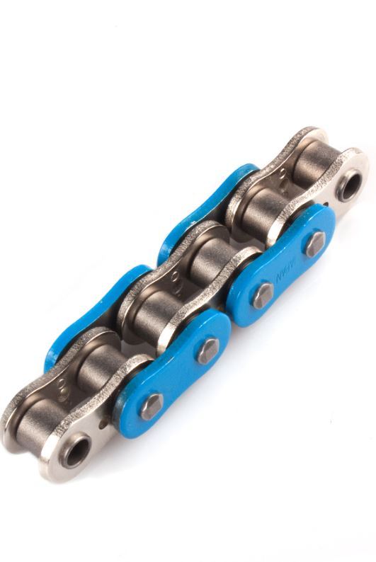 Chaine AFAM 520 moto cross A520MX4-B maillons pas cher bleu
