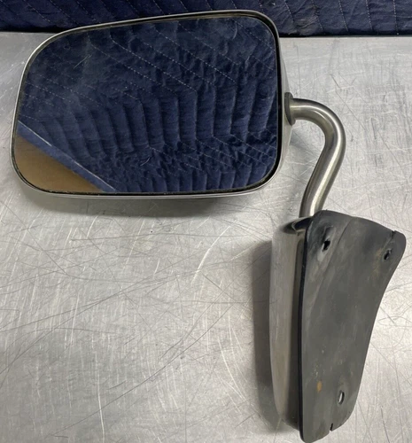 1980-1991 Chevy GMC Van 15 25 35 Driver Side Swing Out Stainless Door Mirror OEM