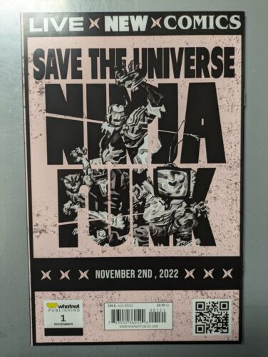 2022 Ninja Funk #1 Variant Cover B Signed by Steve Schuitt Alex Riegel w COA - Picture 4 of 8
