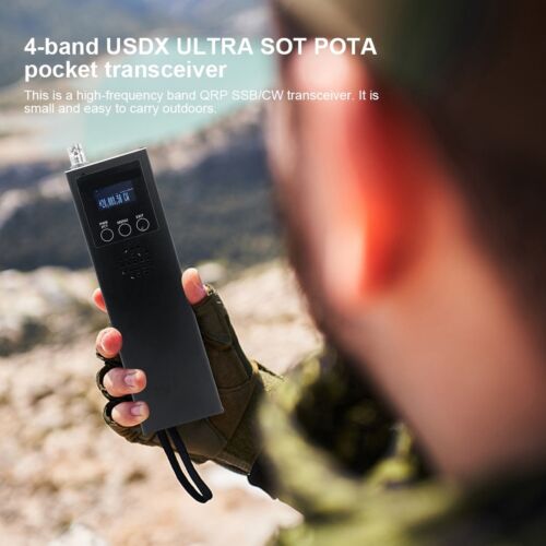 Transceptor de radio 0,5 MHz‐30 MHz 100-240 VHandheld HF SSB QRP USDX Transceptor✈ - Imagen 21 de 24