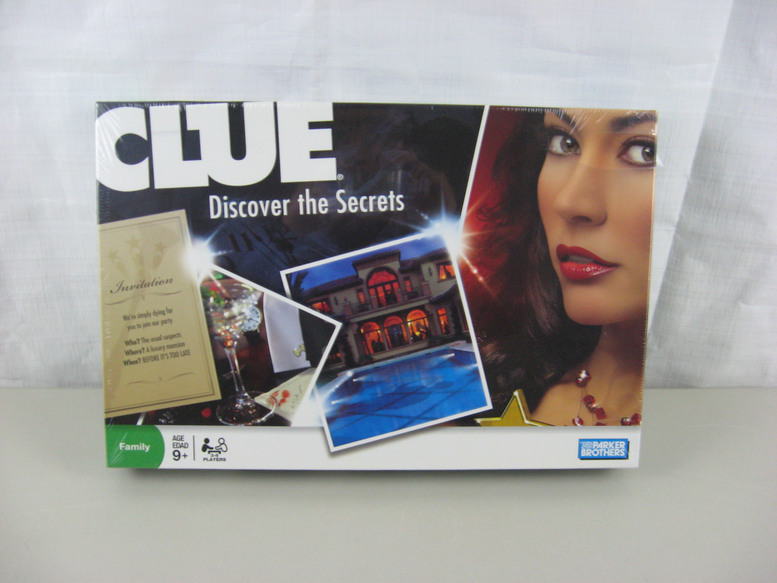 Clue Discover the Secrets Family Board Game Mystery 2008 Hasbro~Factory ...